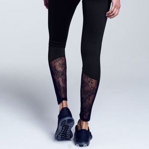 Lace workout leggings NWOT